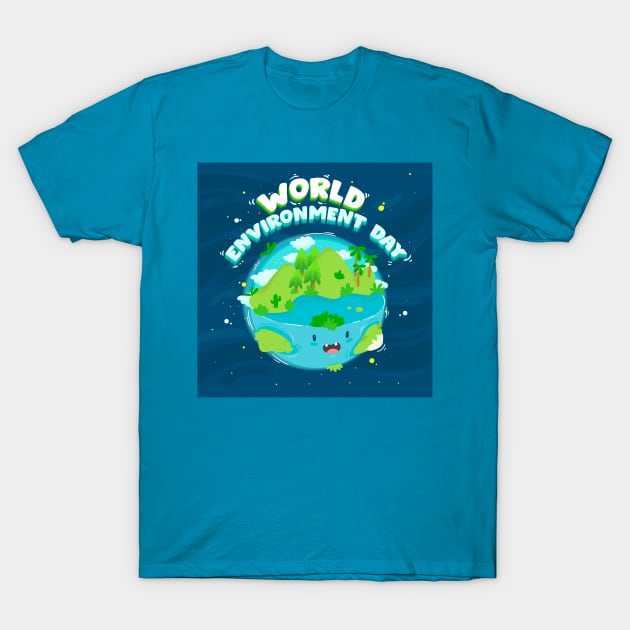 World Enviromental Day T-Shirt by Mako Design 